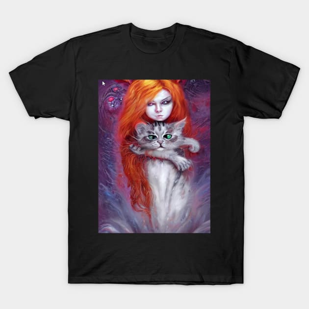 Kitty Cat Raymond T-Shirt by Terrence Torphy